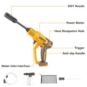 INGCO 20V Cordless Pressure Washer – CPWLI2008