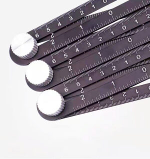Black Multi-Angle Industrial Cutting Tool Six-Fold Aluminum Alloy Measuring Ruler Opening Locator Tile Measuring Tools 4 (1) Six-Fold Multi-Angle Measuring Ruler & Tile Hole Locator