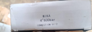 WIKA 600 Bar Pressure Gauge