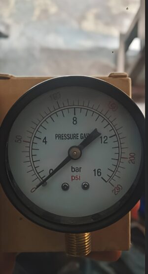 Jian Long Stainless Steel 0–16 Bar Pressure Gauge
