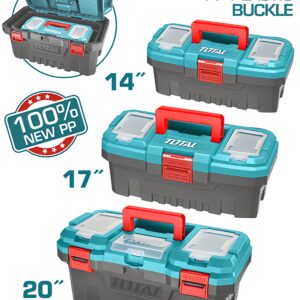 Total 3-Piece Plastic Tool Box Set – TPBXK0031