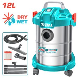 TOTAL 800W Wet & Dry Vacuum Cleaner – TVC14122