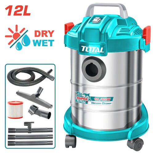 TOTAL 800W Wet & Dry Vacuum Cleaner – TVC14122