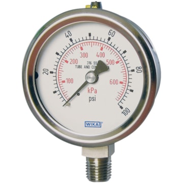 WIKA 600 Bar Pressure Gauge