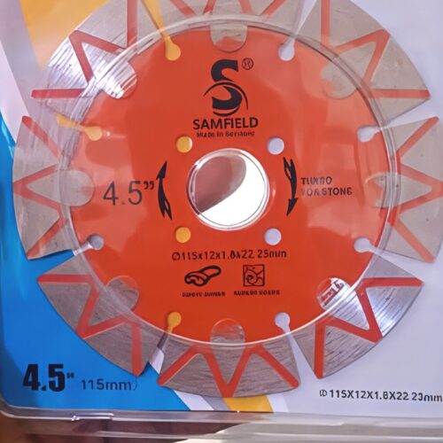 Samfield 4.5-Inch (115mm) Hot Press Turbo Diamond Saw Blade