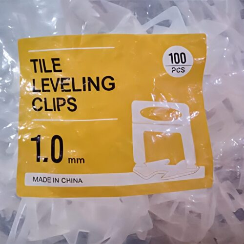 1.0mm Tile Leveling Spacer Clips – 100 Pieces