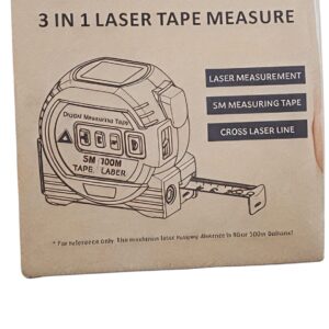 3-in-1 Digital Laser Measuring Tape