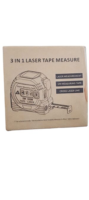 3-in-1 Digital Laser Measuring Tape