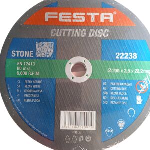 FESTA Stone Cutting Disc – 230 × 2.5 × 22.2mm