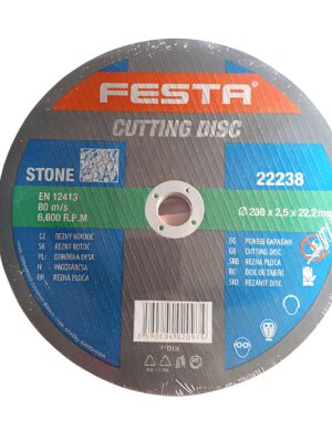 FESTA Stone Cutting Disc – 230 × 2.5 × 22.2mm