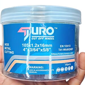 Turo INOX Metal Cutting Disc – 105 × 1.2 × 16mm