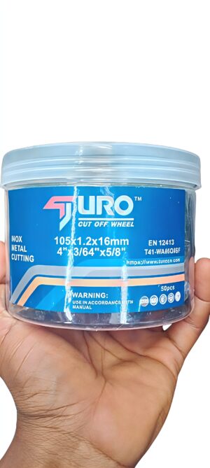Turo INOX Metal Cutting Disc – 105 × 1.2 × 16mm