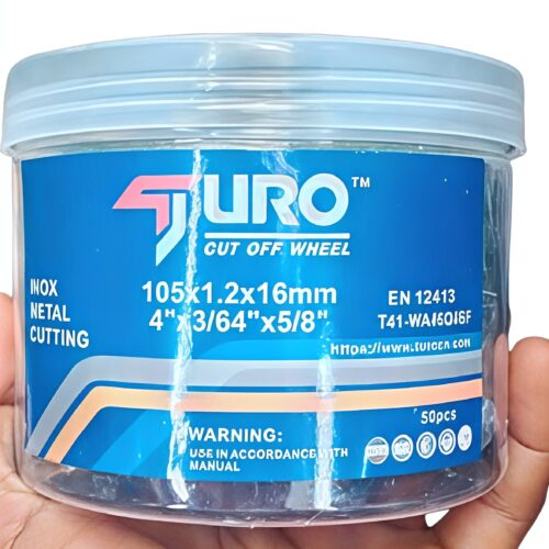 Turo INOX Metal Cutting Disc – 105 × 1.2 × 16mm