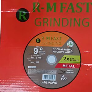 R-M Fast Grinding 9-Inch Abrasive Wheel R-M Fast Grinding 9-Inch Abrasive Wheel