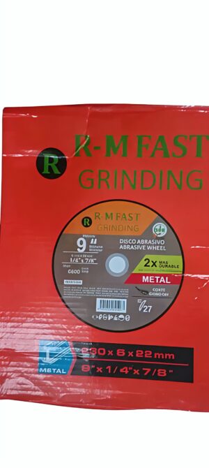 R-M Fast Grinding 9-Inch Abrasive Wheel R-M Fast Grinding 9-Inch Abrasive Wheel