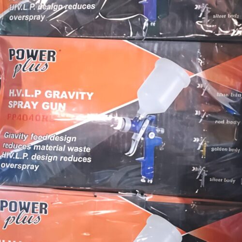Power Plus H.V.L.P Gravity Spray Gun – PP4040RS / PP4040R