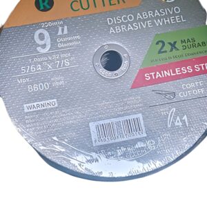 R-M Fast Cutter 9-Inch (230mm) Abrasive Cutting Disc