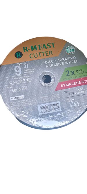 R-M Fast Cutter 9-Inch (230mm) Abrasive Cutting Disc