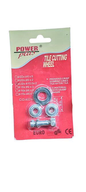 Power Plus Tile Cutting Wheel Replacement Set Power Plus Tile Cutting Wheel Replacement Set