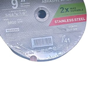 R-M Fast Cutter 9-Inch (230mm) Abrasive Cutting Disc