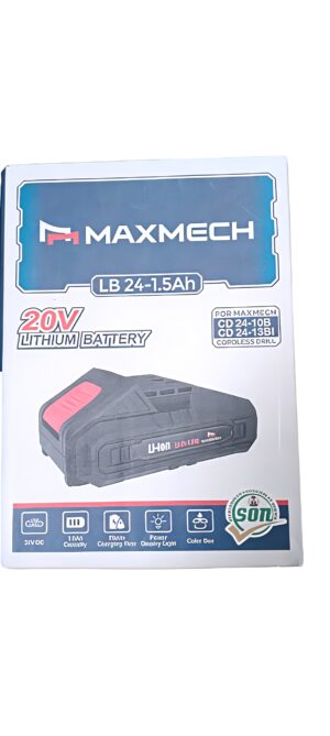 Maxmech 20V Lithium-Ion Battery – LB 24-1.5Ah