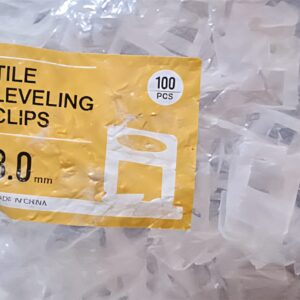 3.0mm Tile Leveling Clips – 100 Pieces
