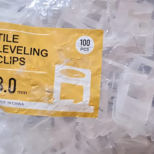 3.0mm Tile Leveling Clips – 100 Pieces