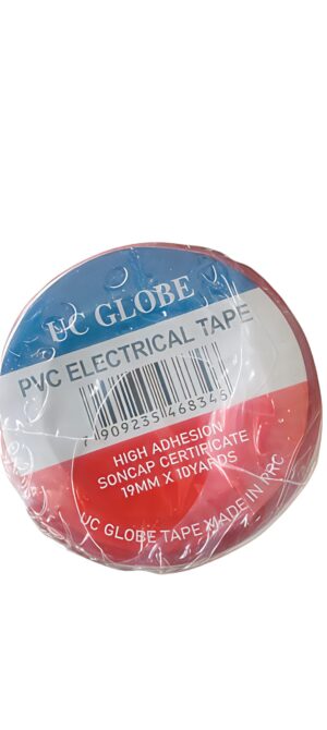 UC Globe PVC Electrical Tape – 19mm × 10 Yards