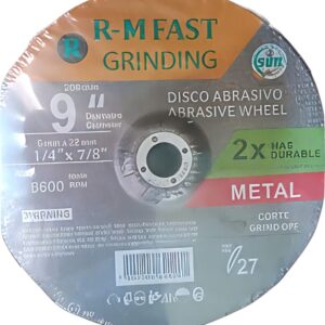R-M Fast Grinding 9-Inch Abrasive Wheel R-M Fast Grinding 9-Inch Abrasive Wheel