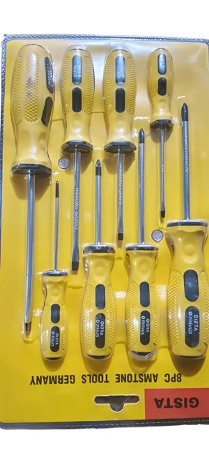 Gista Amstone Tools 8-Piece Screwdriver Set Gista Amstone Tools 8-Piece Screwdriver Set
