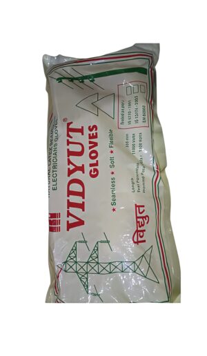Vidyut Natural Latex Seamless Electricians Gloves – 355mm