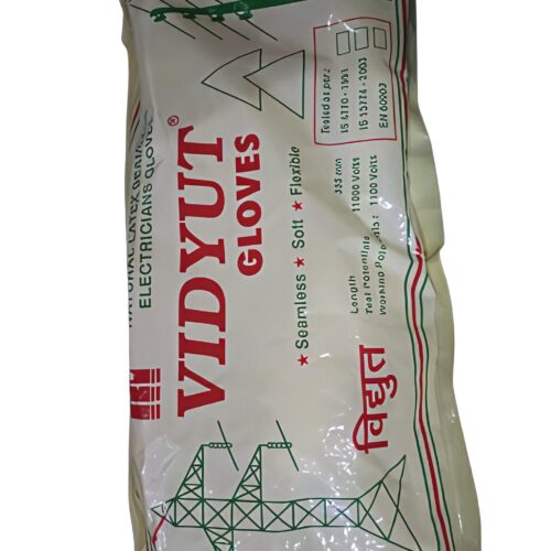 Vidyut Natural Latex Seamless Electricians Gloves – 355mm Vidyut Natural Latex Seamless Electricians Gloves – 355mm