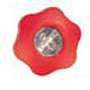 Acetylene Gas Cylinder Valve with Red Knob
