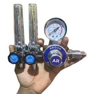 Argon Gas Regulator with Dual Flowmeter