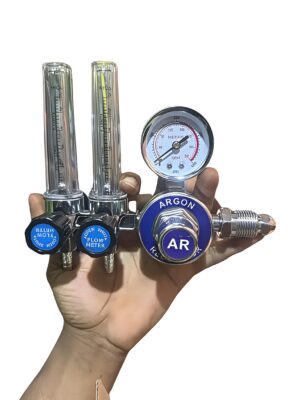 Argon Gas Regulator with Dual Flowmeter