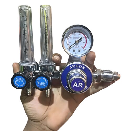 Argon Gas Regulator with Dual Flowmeter