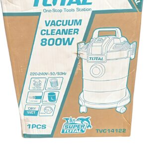 TOTAL 800W Wet & Dry Vacuum Cleaner – TVC14122