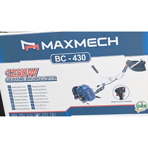 Maxmech BC-430 1250W Gasoline Brush Cutter – 43cc