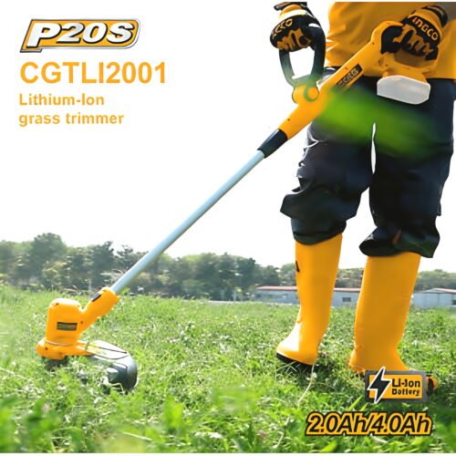 INGCO 20V Cordless Lithium-Ion Grass Trimmer – P20S INGCO 20V Cordless Lithium-Ion Grass Trimmer – P20S
