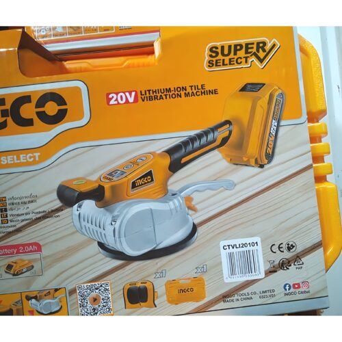 INGCO 20V Cordless Tile Vibration Machine – CTVLI20015