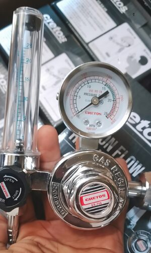 Cretos EX-706 Argon Gas Regulator with Flowmeter Cretos EX-706 Argon Gas Regulator with Flowmeter