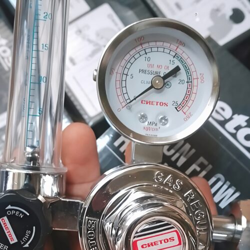 Cretos EX-706 Argon Gas Regulator with Flowmeter