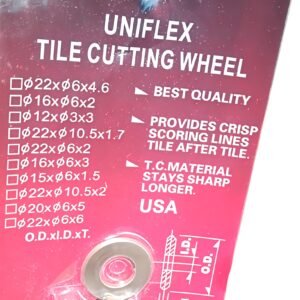 Uniflex Tungsten Carbide Tile Cutting Wheel – Replacement