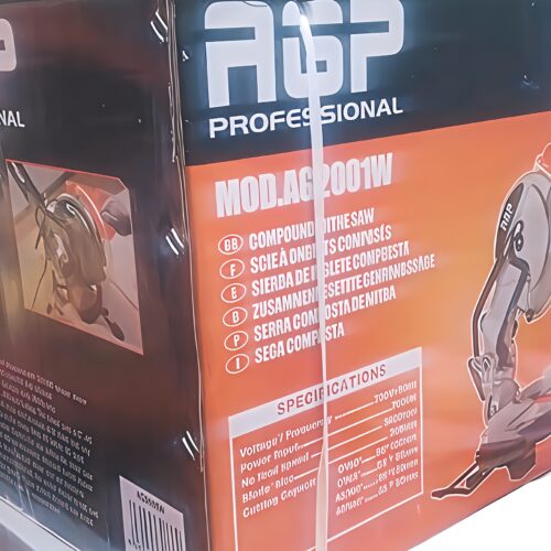 AGP Professional AG2001W 2000W Compound Miter Saw – 255mm AGP Professional AG2001W 2000W Compound Miter Saw – 255mm