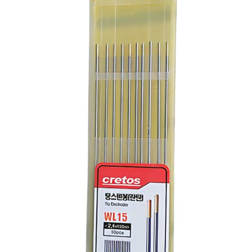 Cretos WL15 Lanthanated TIG Welding Electrodes – 2.4mm × 150mm