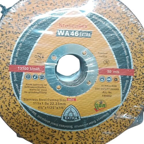 Kronenflex WA46 Extra 4 1/2" (115mm) Stainless Steel Cutting Disc