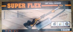 SUPER FLEX 1500W Industrial Drywall Sander – LED Light & Dust Collection