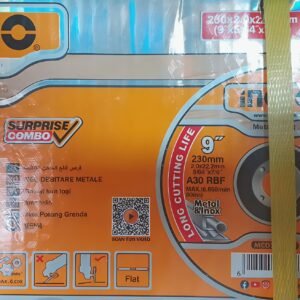 INGCO Abrasive Metal Cutting Disc 230 × 2.0 × 22.2mm (9")