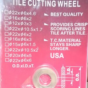 Uniflex Tungsten Carbide Tile Cutting Wheel – Replacement