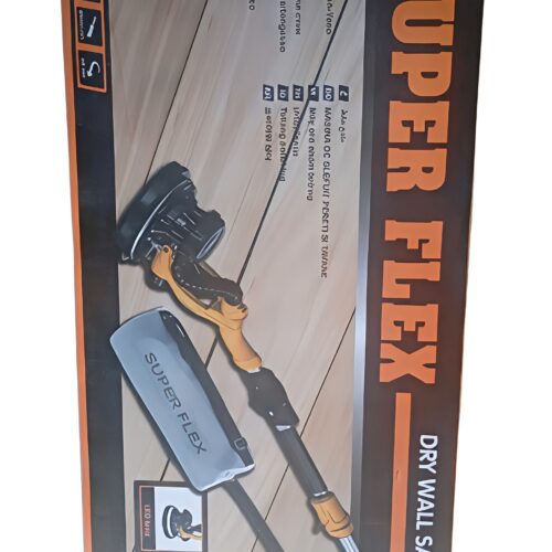 SUPER FLEX 1500W Industrial Drywall Sander – LED Light & Dust Collection